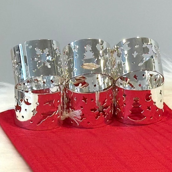 17 Piece Linen Set (Retail $103) - 1 Tablecloth, 8 Napkins, &  8 Rings - Picture 8 of 11